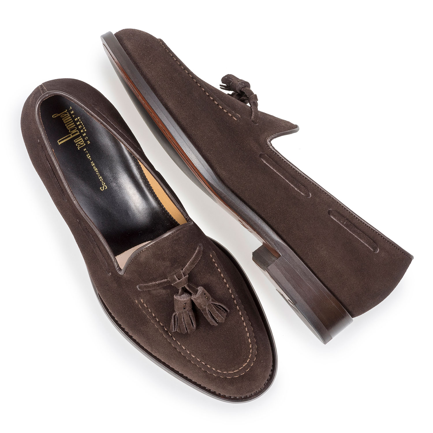 11131/04 - Dunkelbrauner Wildleder-Loafer 11131/04 - Dunkelbrauner Wildleder-Loafer