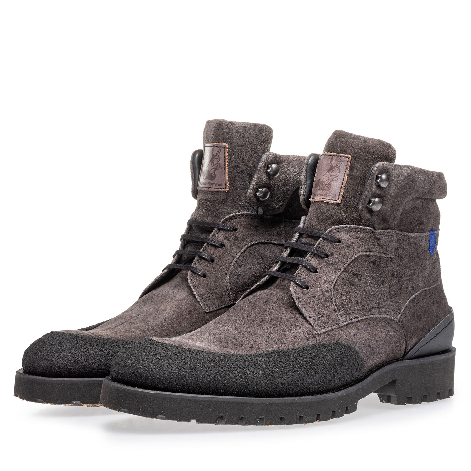 20110/05 - Lace boot grey suede leather 20110/05 - Lace boot grey suede leather