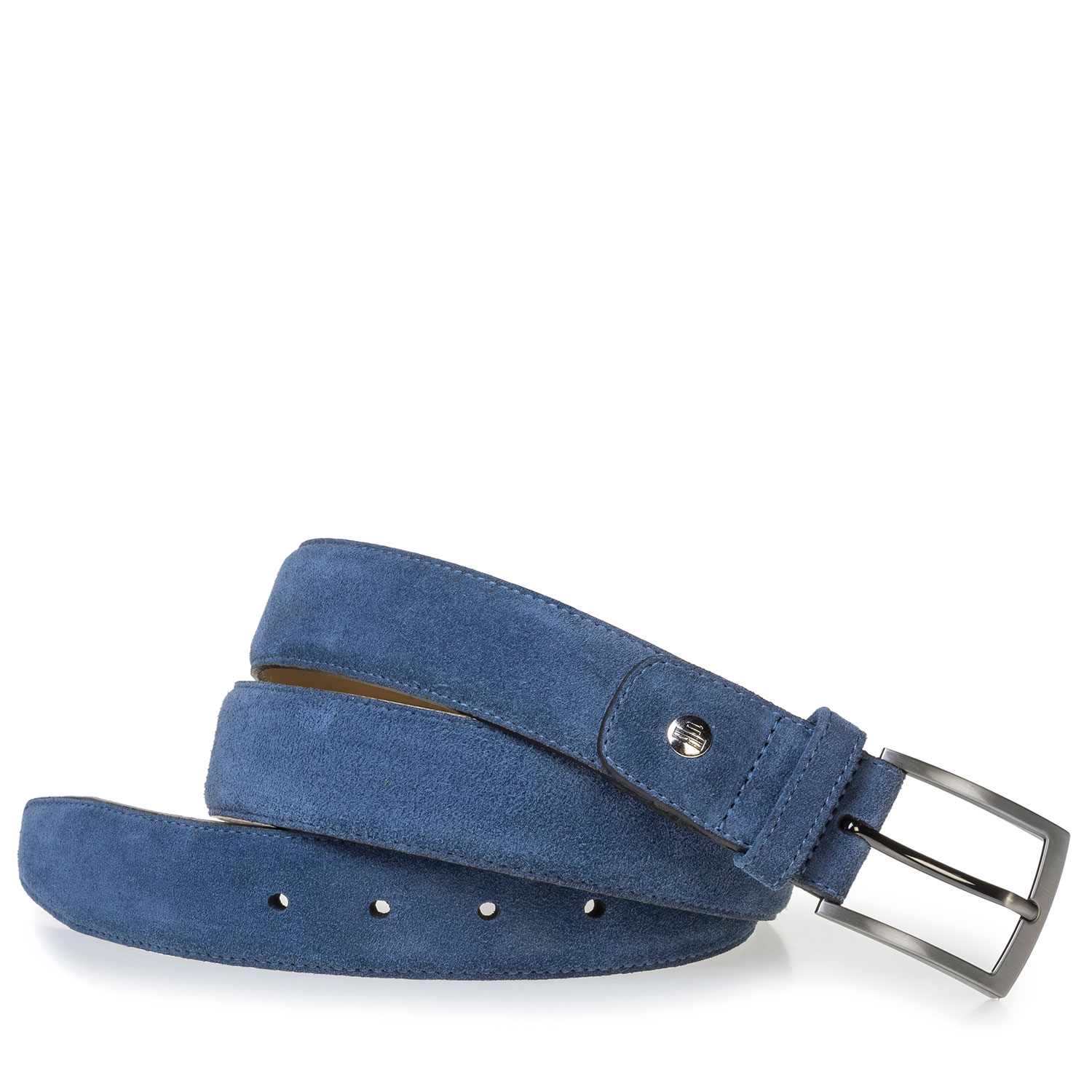 75076/44 - Blauer Wildledergürtel 75076/44 - Blauer Wildledergürtel