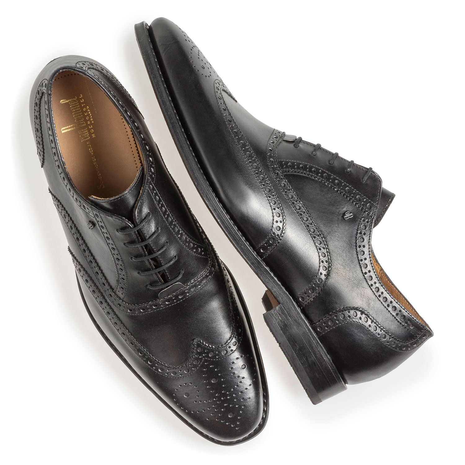 19125/01 - Black calf leather brogue 19125/01 - Black calf leather brogue