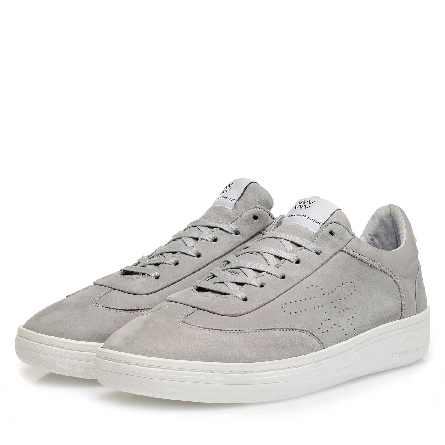 16255/03 - Hellgrauer Nubukleder-Sneaker 16255/03 - Hellgrauer Nubukleder-Sneaker