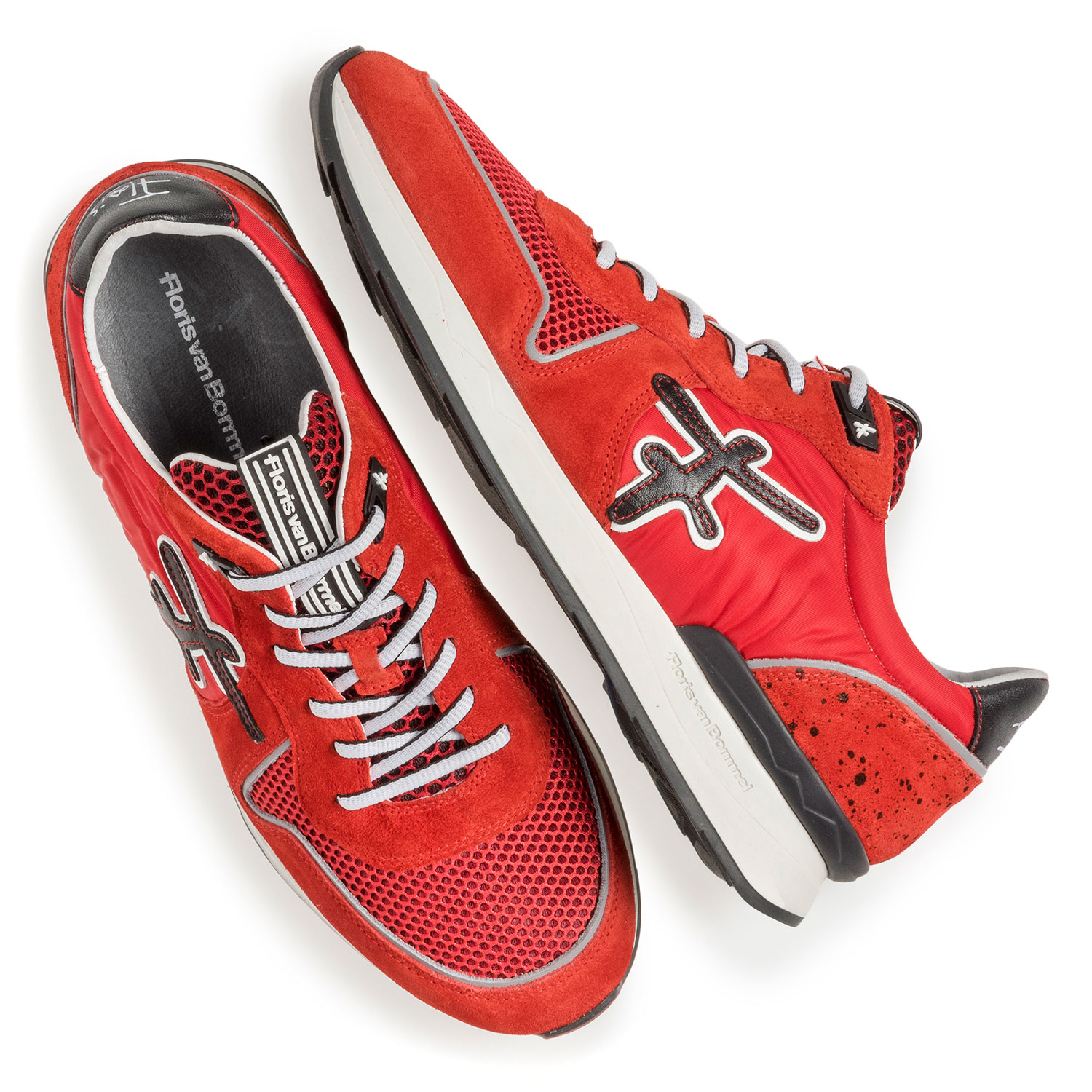 16346/10 - Roter Wildleder-Sneaker 16346/10 - Roter Wildleder-Sneaker