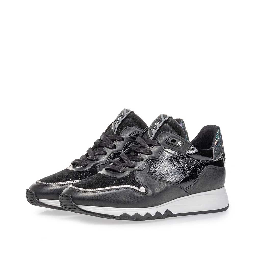85302/12 - Nineti sneaker black leather 85302/12 - Nineti sneaker black leather