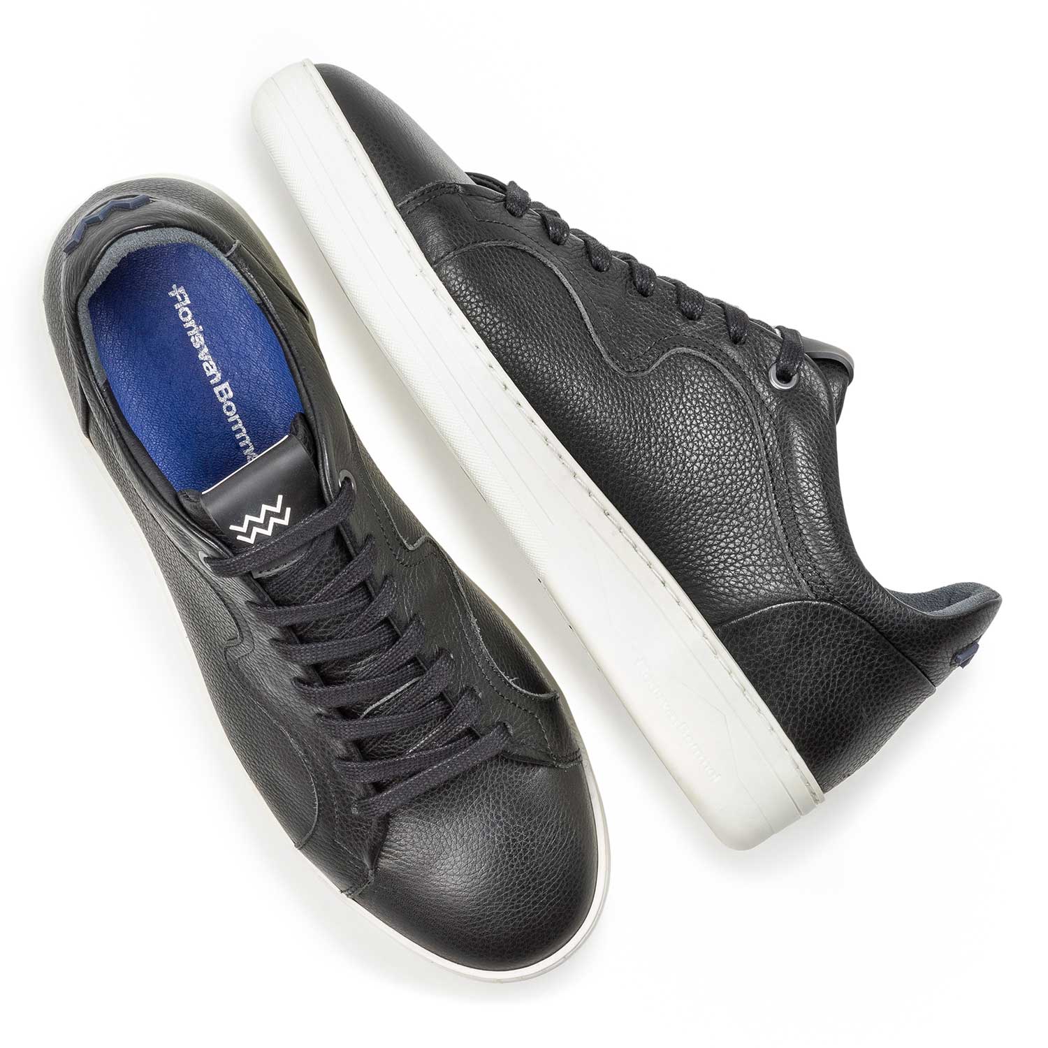 13225/04 - Premium black calf leather sneaker 13225/04 - Premium black calf leather sneaker