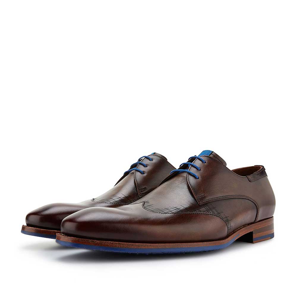 14029/02 - Dark brown calf's leather lace shoe 14029/02 - Dark brown calf's leather lace shoe