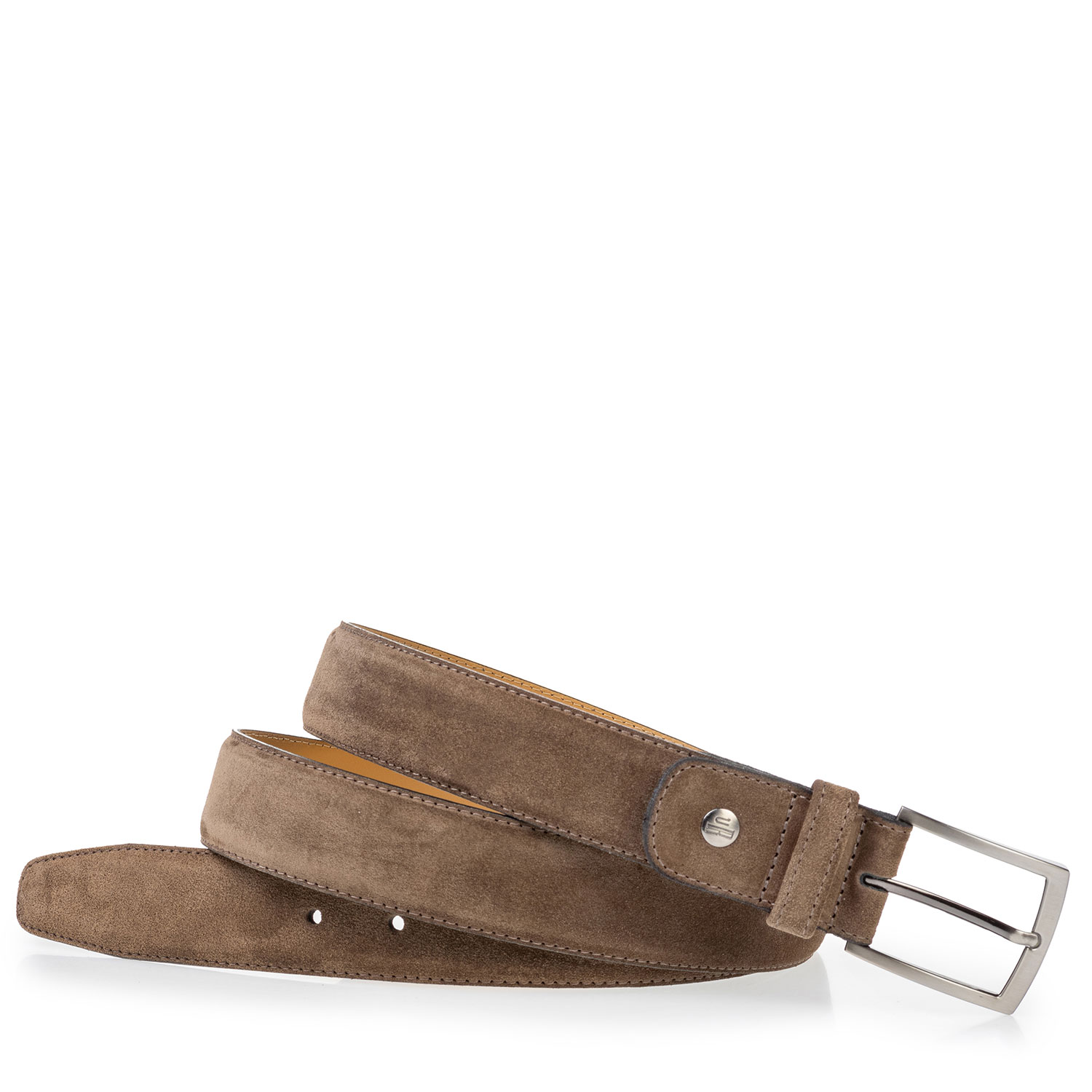 75533/53 - Suede leather belt taupe 75533/53 - Suede leather belt taupe