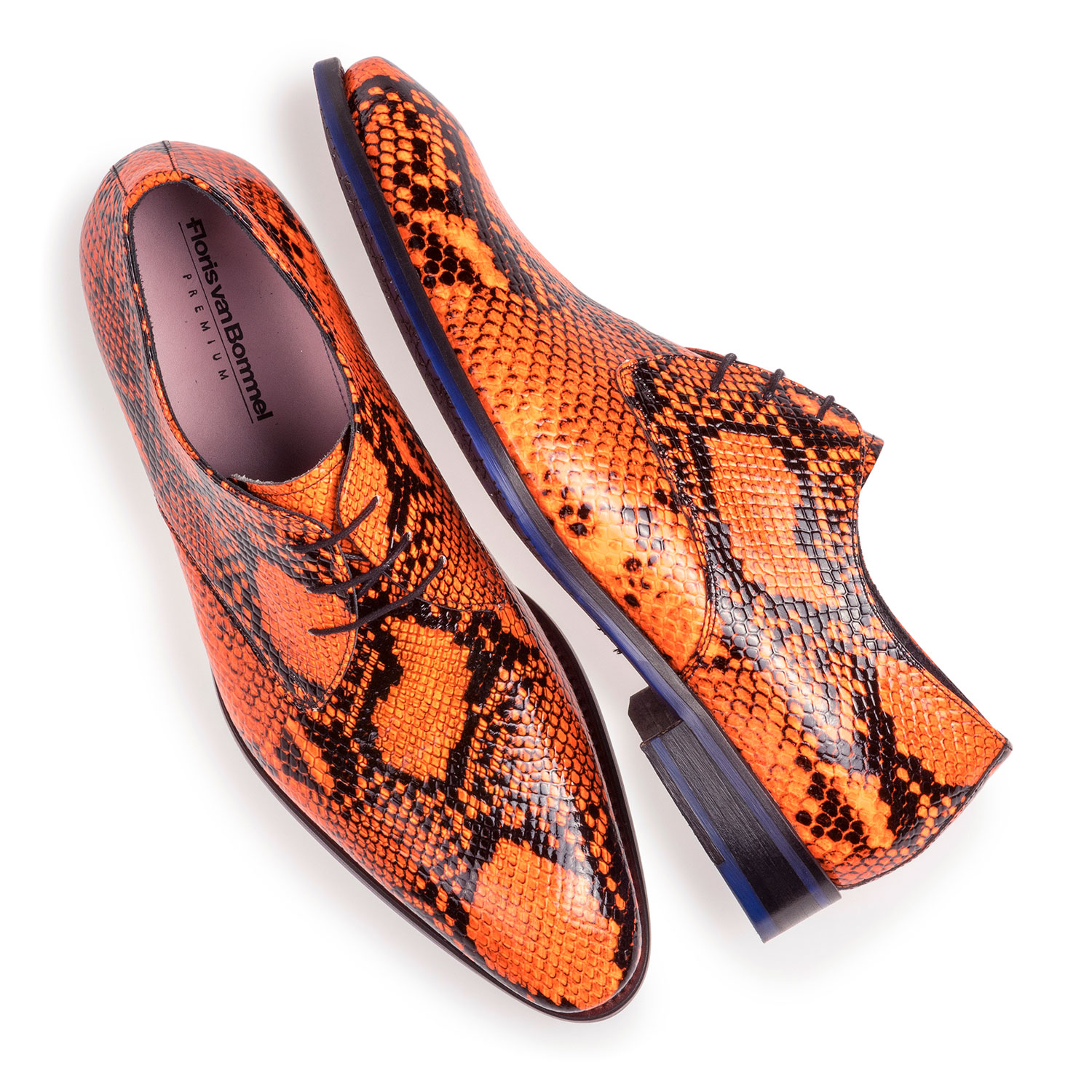 Premium Orange Lace Shoe 08 Floris Van Bommel Official