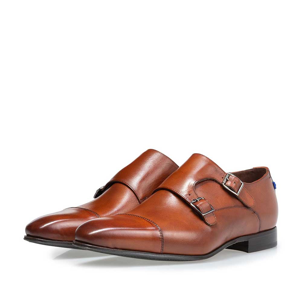 12390/00 - Buckle shoe calf leather cognac 12390/00 - Buckle shoe calf leather cognac