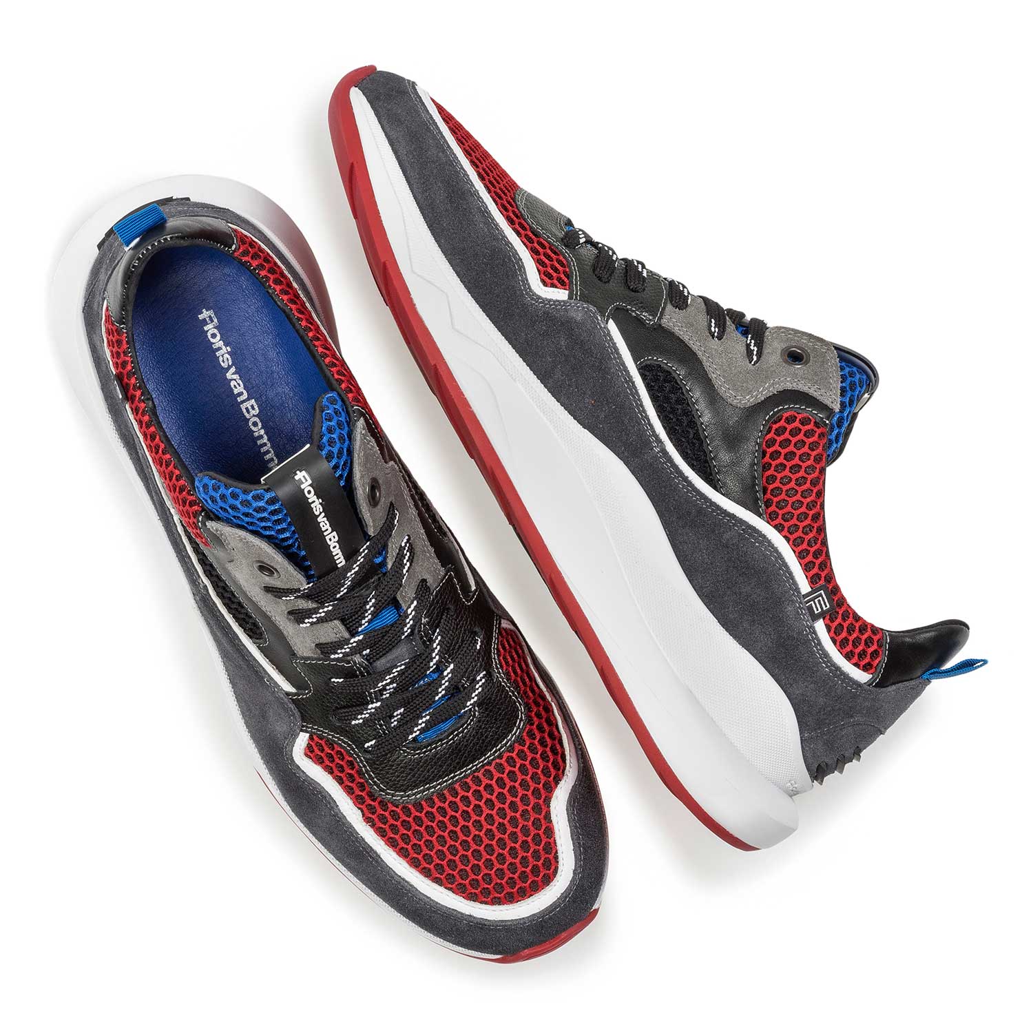 16269/08 - Dark grey suede leather sneaker 16269/08 - Dark grey suede leather sneaker