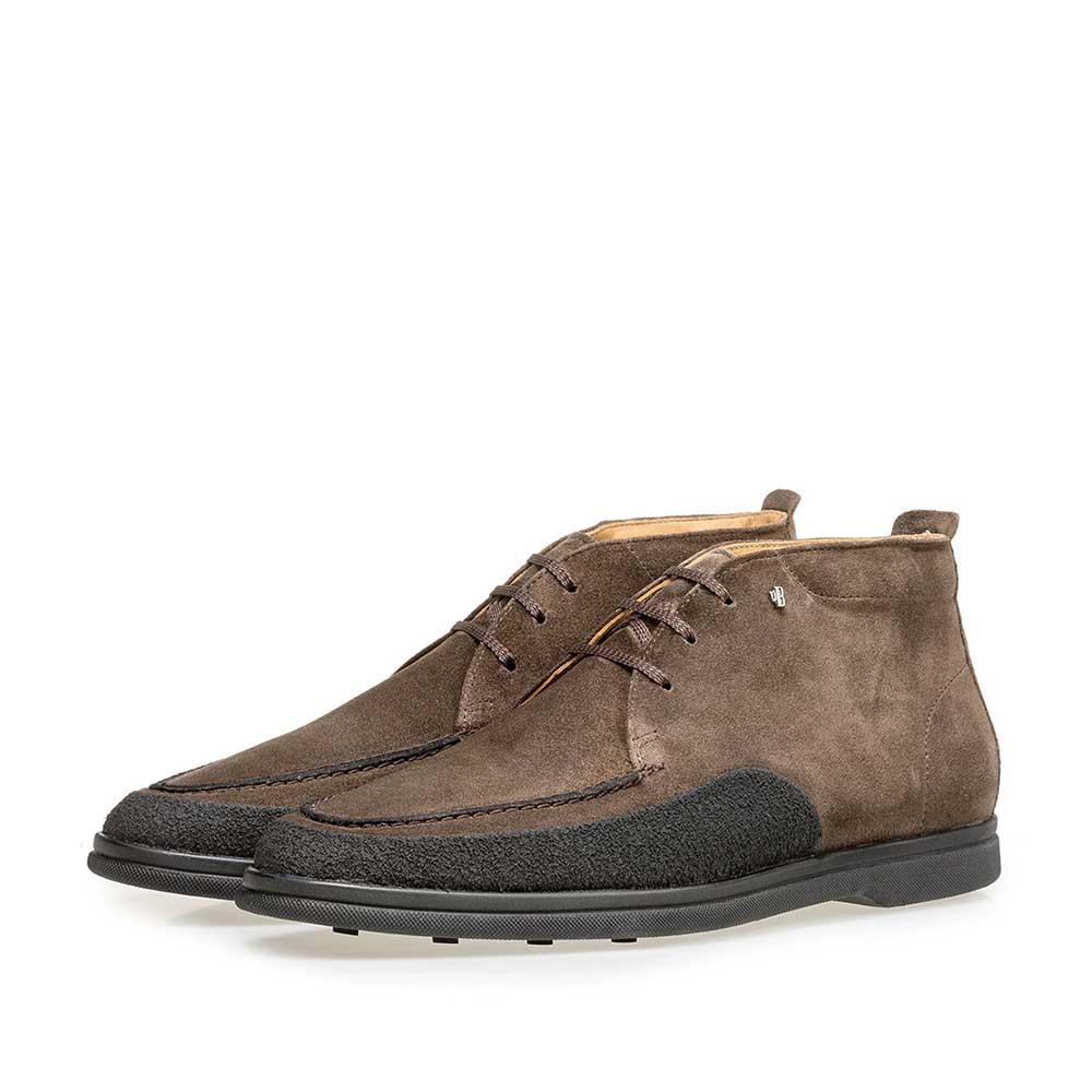 20205/02 - Halbhoher Wildleder Schnürstiefel 20205/02 - Halbhoher Wildleder Schnürstiefel