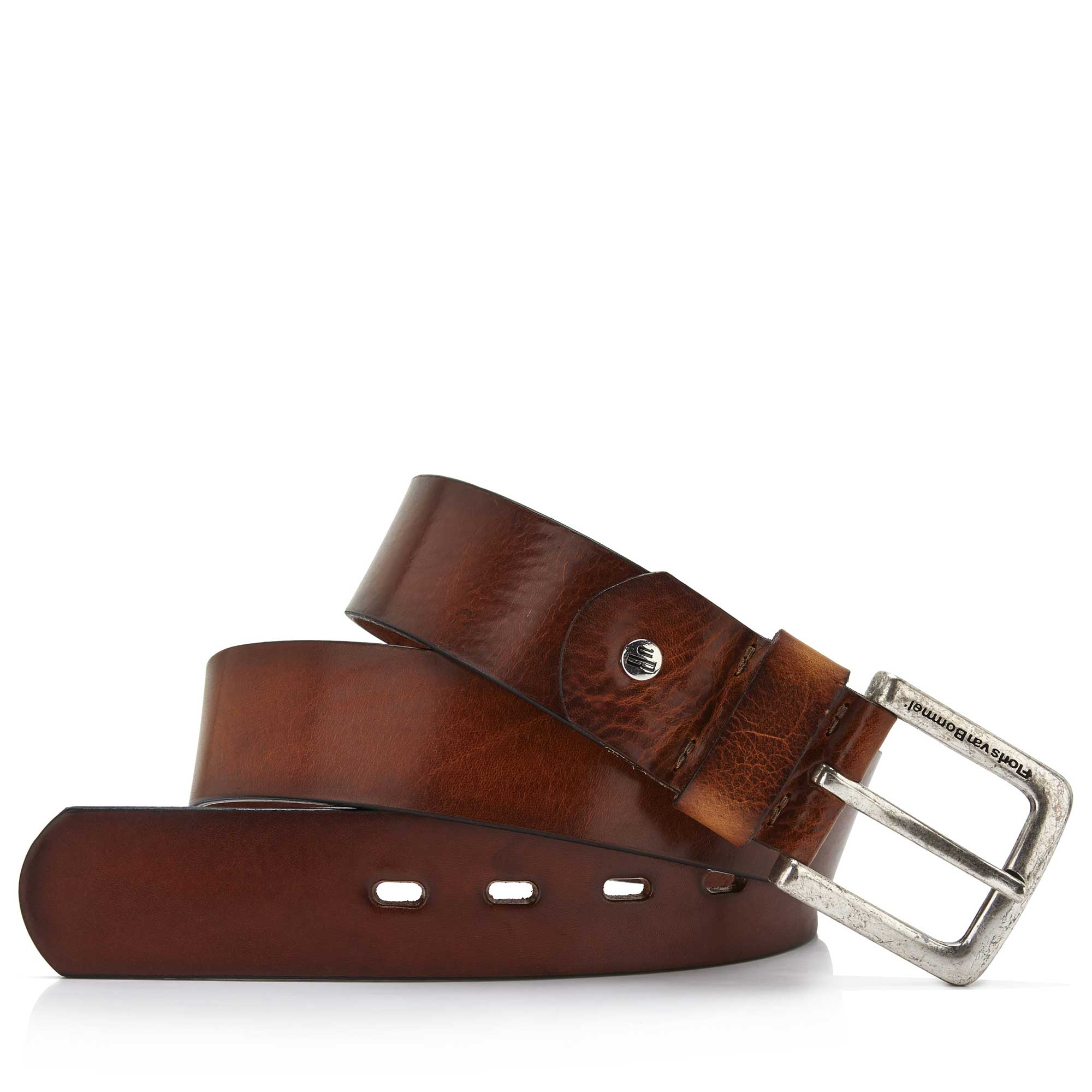 75045/00 - Floris van Bommel mittelbrauner Ledergürtel für Herren 75045/00 - Floris van Bommel mittelbrauner Ledergürtel für Herren
