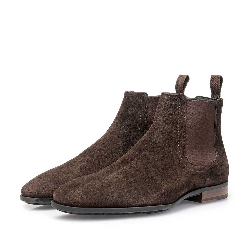 10342/00 - Dunkelbrauner, gewachster Chelsea Boot 10342/00 - Dunkelbrauner, gewachster Chelsea Boot