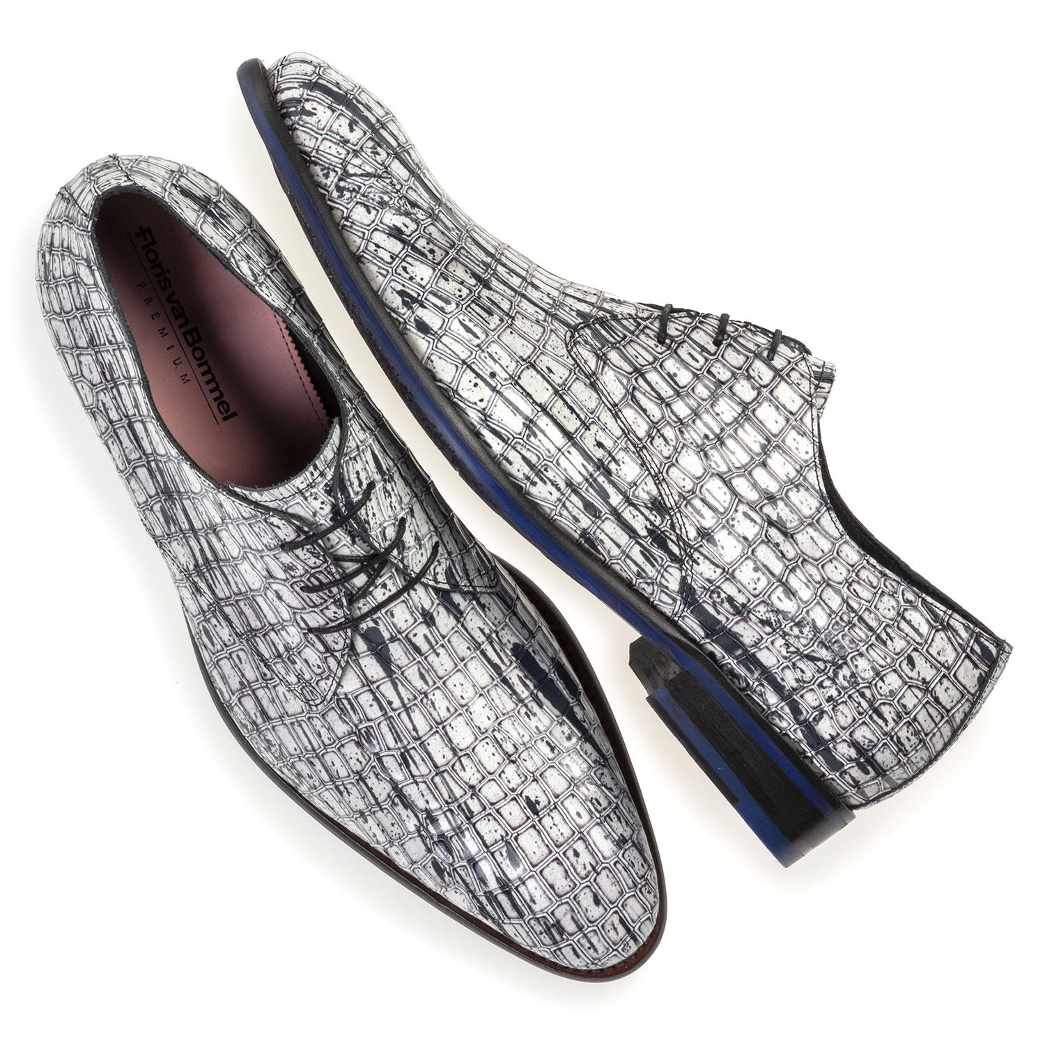 18167/10 - Schnürschuh Lackleder weiß 18167/10 - Schnürschuh Lackleder weiß
