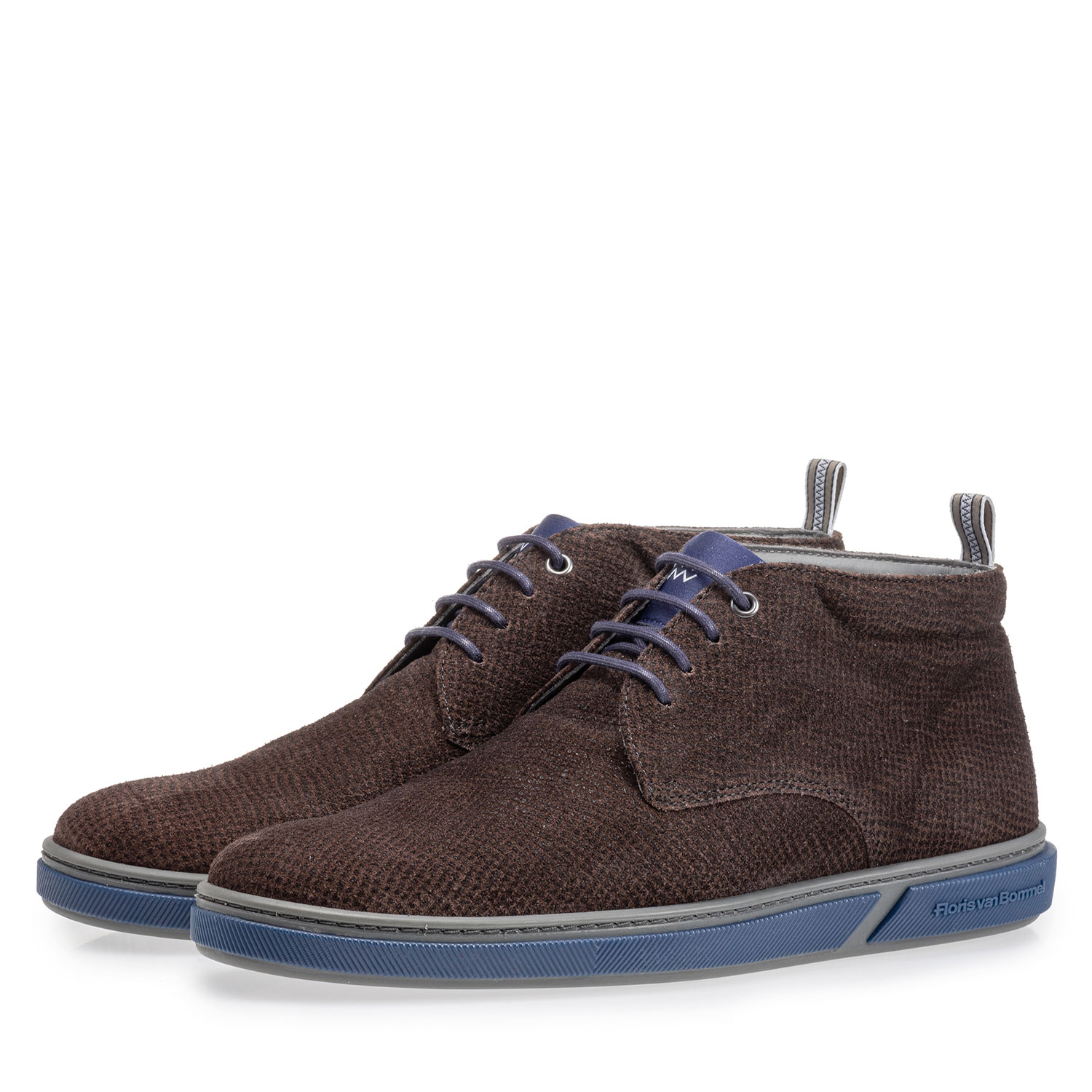 20350/18 - Lace boot brown with print 20350/18 - Lace boot brown with print