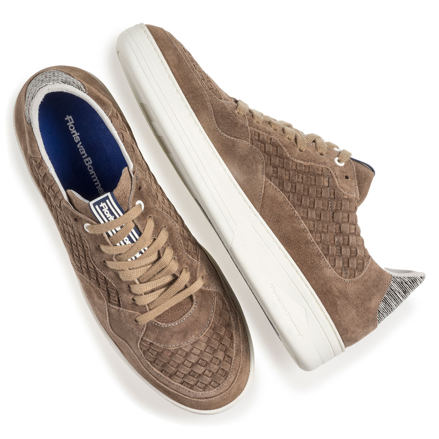 16265/01 - Taupe-coloured suede leather sneaker 16265/01 - Taupe-coloured suede leather sneaker