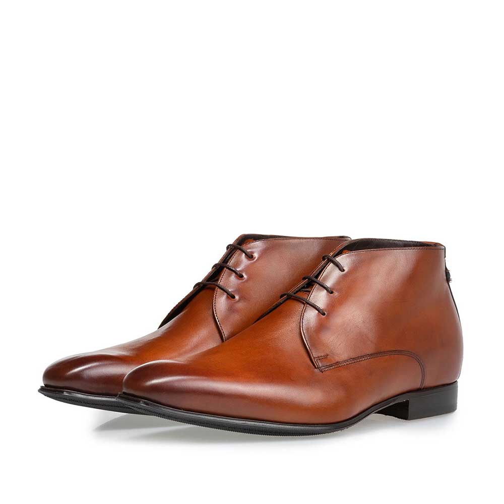 20390/00 - Lace boot calf leather cognac 20390/00 - Lace boot calf leather cognac