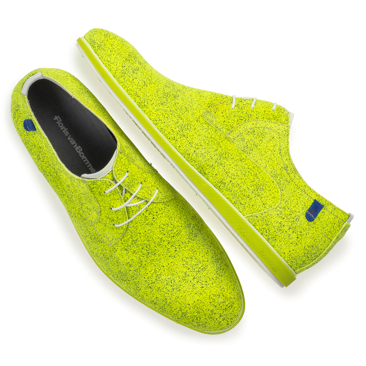 18126/00 - Lace shoe suede leather yellow 18126/00 - Lace shoe suede leather yellow