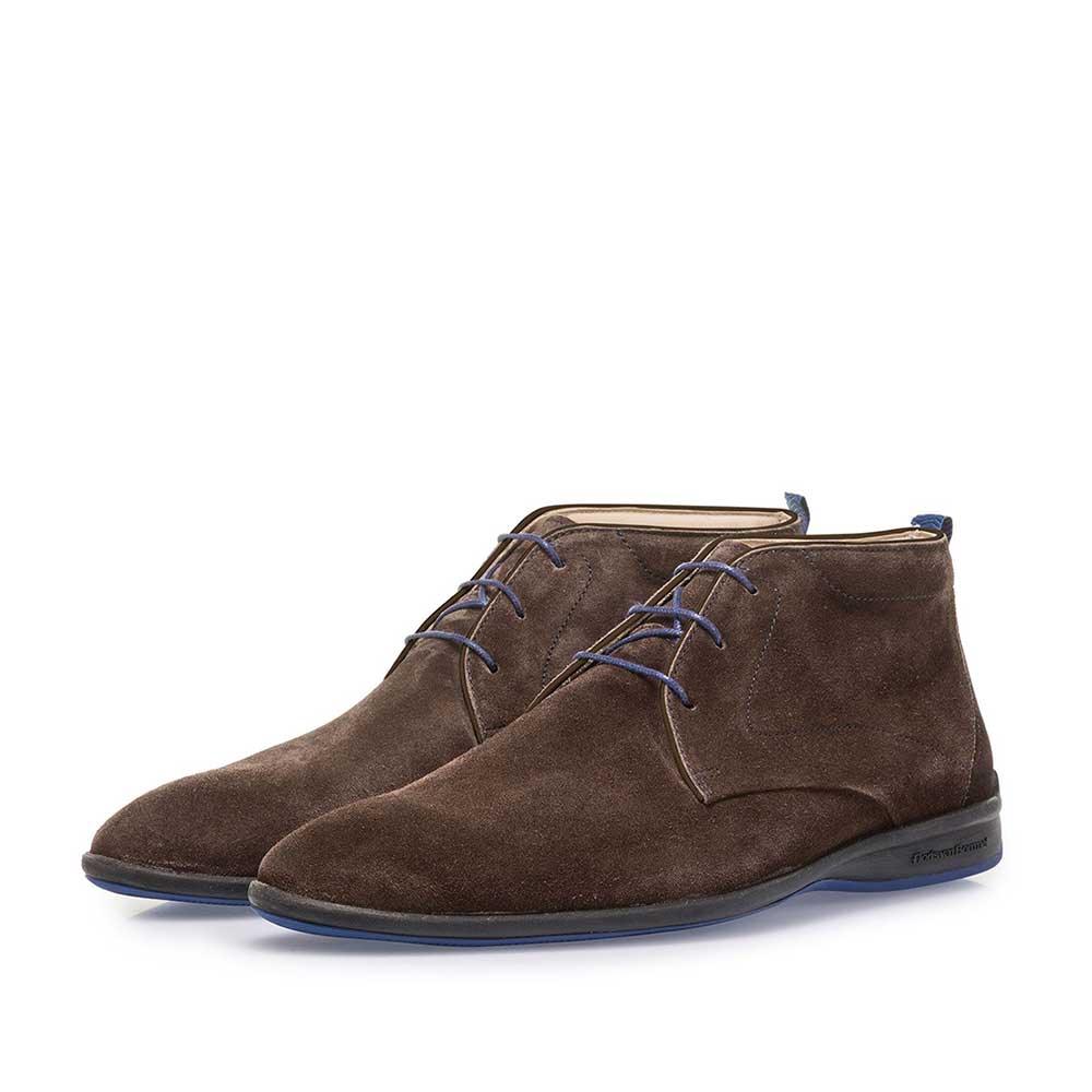 20300/12 - Brauner Wildleder-Schnürstiefel 20300/12 - Brauner Wildleder-Schnürstiefel