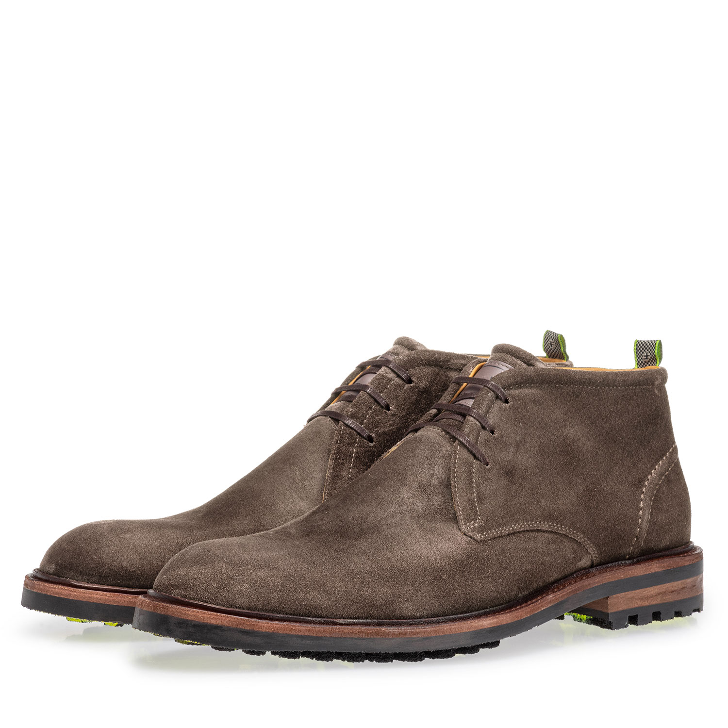 20090/08 - Schnürstiefel Wildleder dunkles taupe 20090/08 - Schnürstiefel Wildleder dunkles taupe