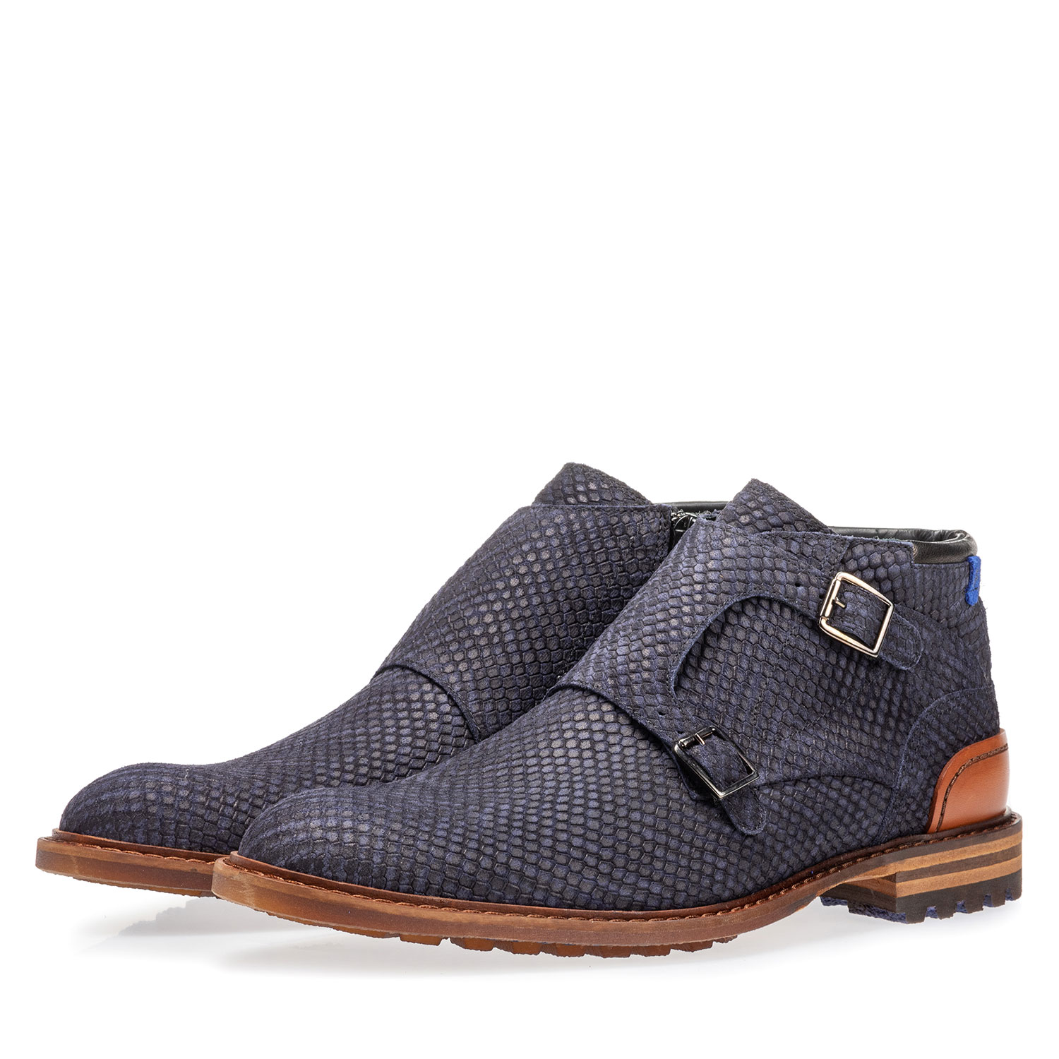 20115/08 - Stiefel blau mit Schnalle 20115/08 - Stiefel blau mit Schnalle