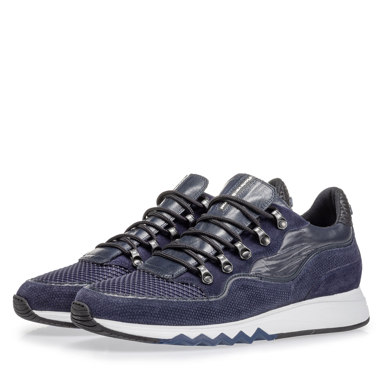 16393/18 - Sneaker mit Print dunkelblau 16393/18 - Sneaker mit Print dunkelblau