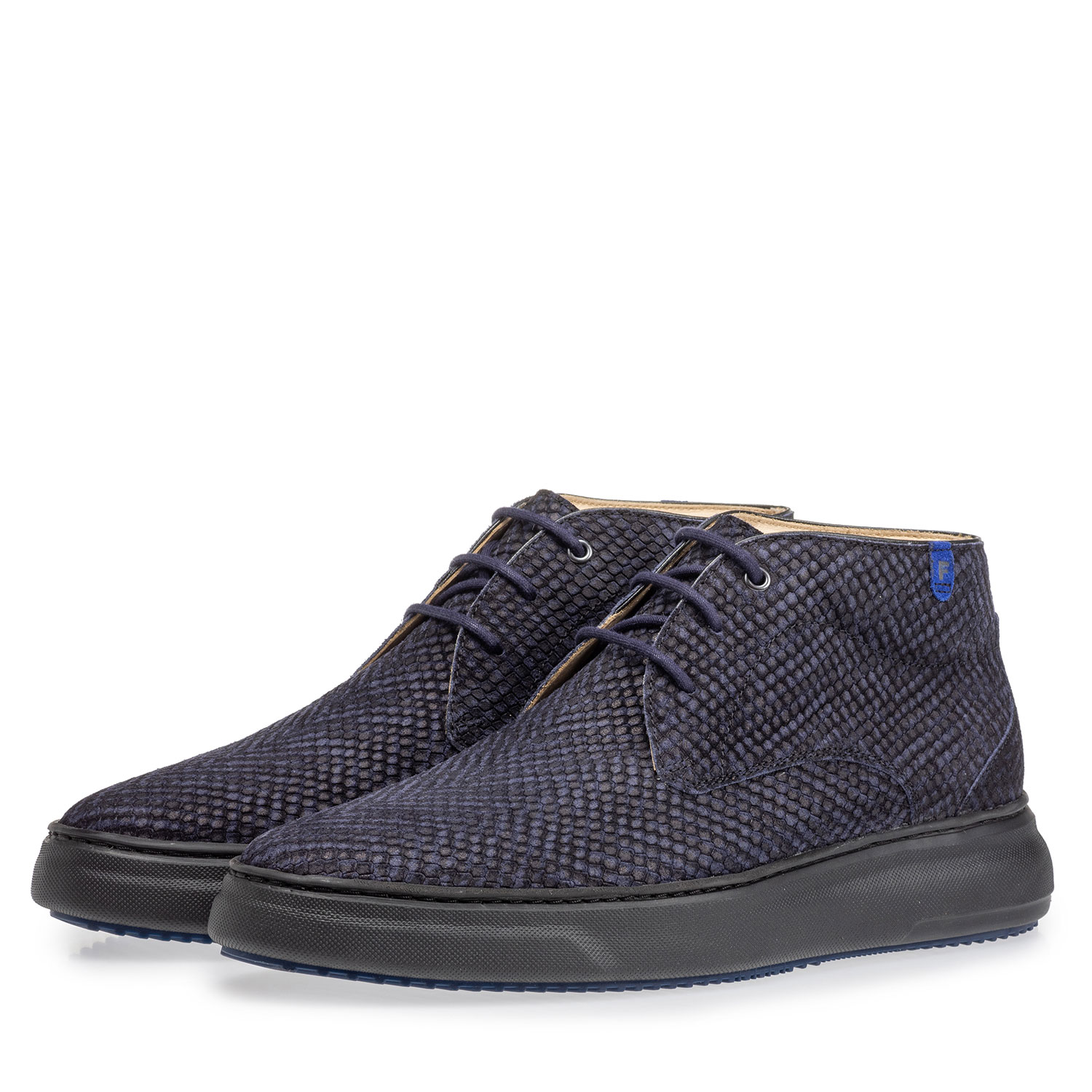 20400/21 - Boot zig-zag print blue 20400/21 - Boot zig-zag print blue