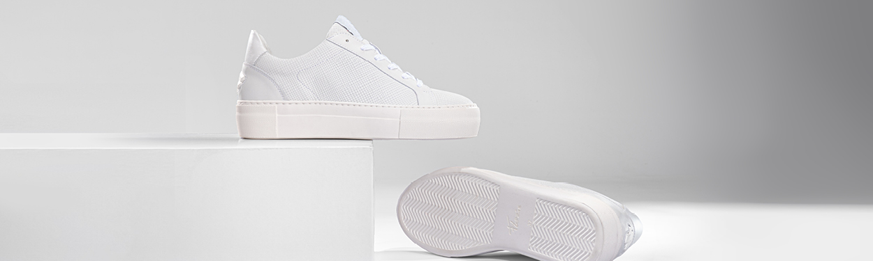 White sneakers