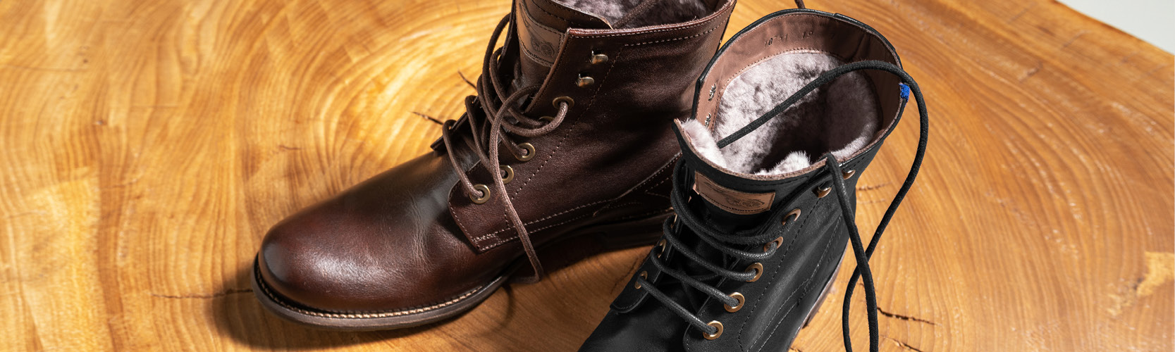 Gefutterte Winterstiefel